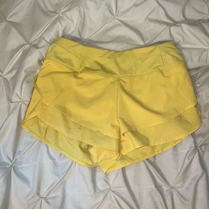Yellow Calia Shorts